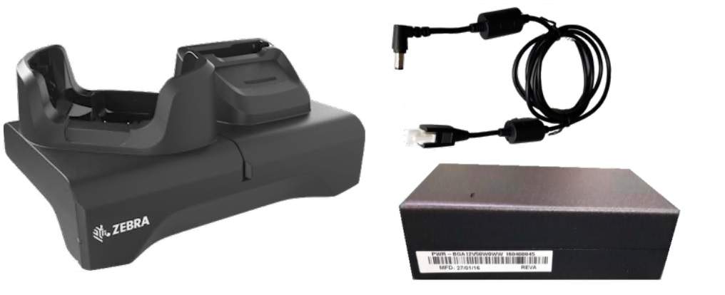 Zebra 1-slot and spare battery charging cradle for TC53/TC58