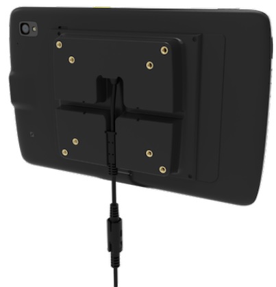 Zebra Expansion Back with Vesa Pattern with DC Power Input for 10in ET40/ET45