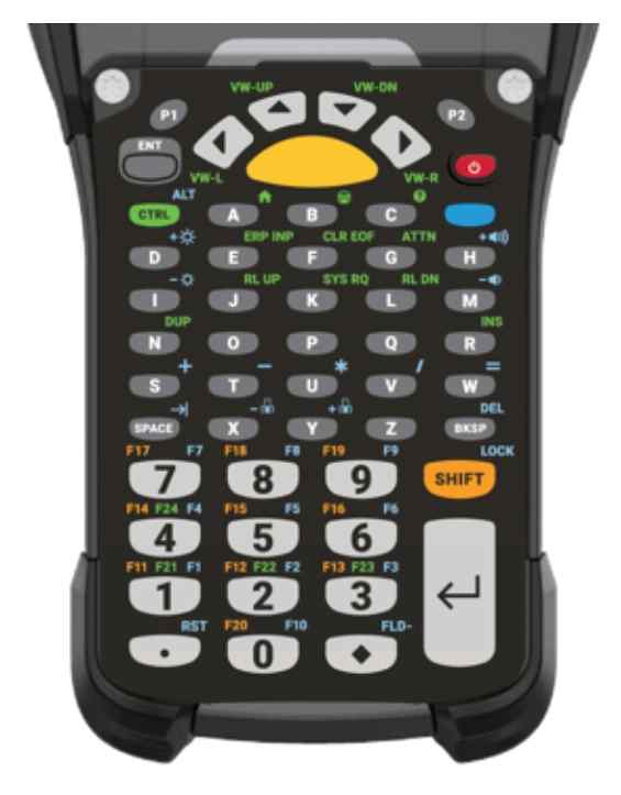 Zebra Keypad for MC93, 53 Key, Wide 5250