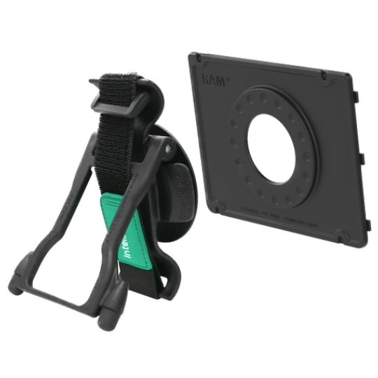 ZEBRA RAM HAND-STAND WITH BACKING PLATE ET4X 10IN
