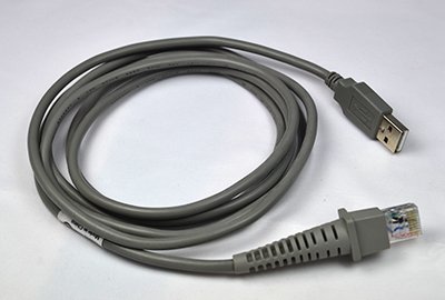 Datalogic Cable, USB, Type A, Enhanced, Power off Terminal, Straight, 2m (USB certified)