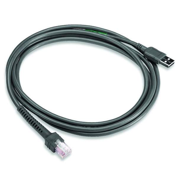 ZEBRA CABLE DATA SCANNER USB-SHIELDED 2.1M STR